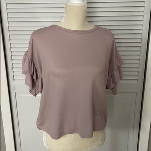Super cute & comfy dusty mauve/lavender top